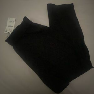 Zara elastic waist pants